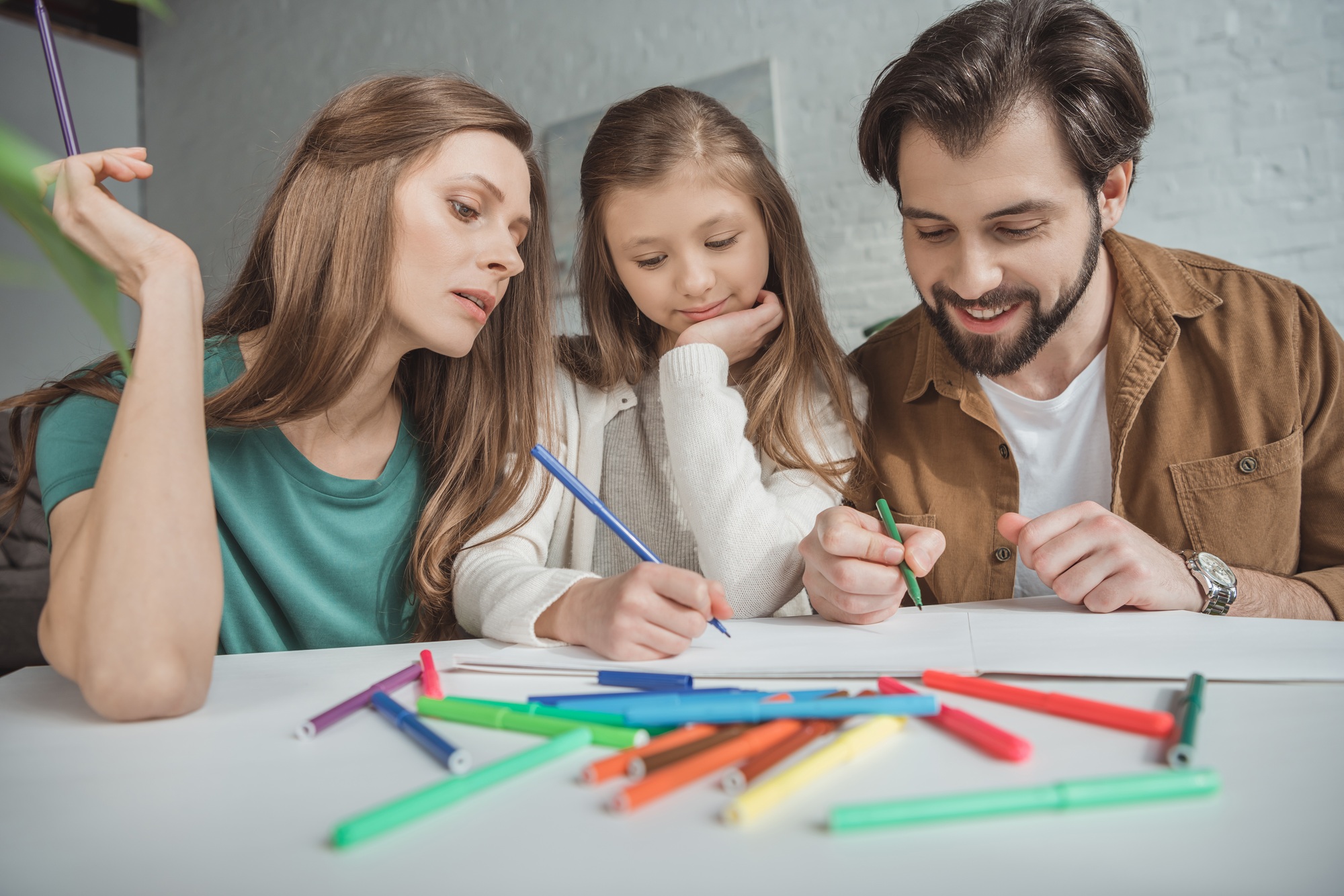 colored children