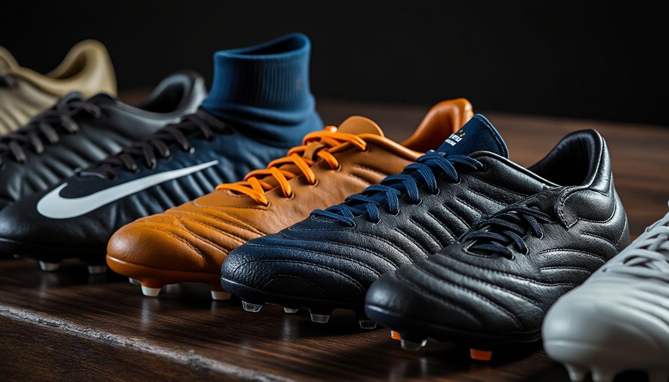 découvrez l'évolution fascinante des crampons de football, des premiers modèles rudimentaires aux innovations modernes. explorez les matériaux utilisés au fil du temps et comment ils ont révolutionné le jeu pour offrir performance et confort aux joueurs.