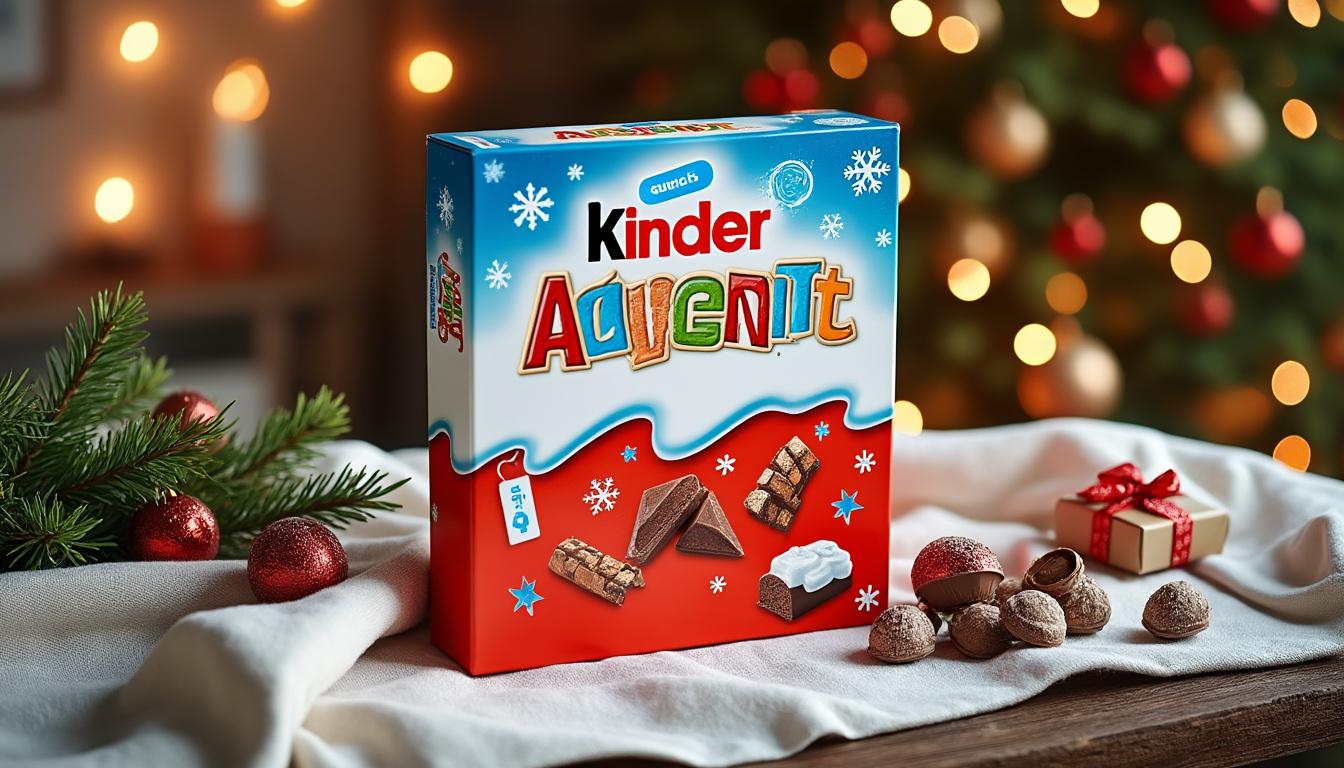 découvrez notre guide complet sur le calendrier de l’avent kinder pour cette année ! dénichez des astuces et des conseils pour profiter au maximum de cette tradition festive et partager des moments joyeux avec vos proches. ne manquez pas nos idées originales pour rendre chaque jour de décembre spécial !