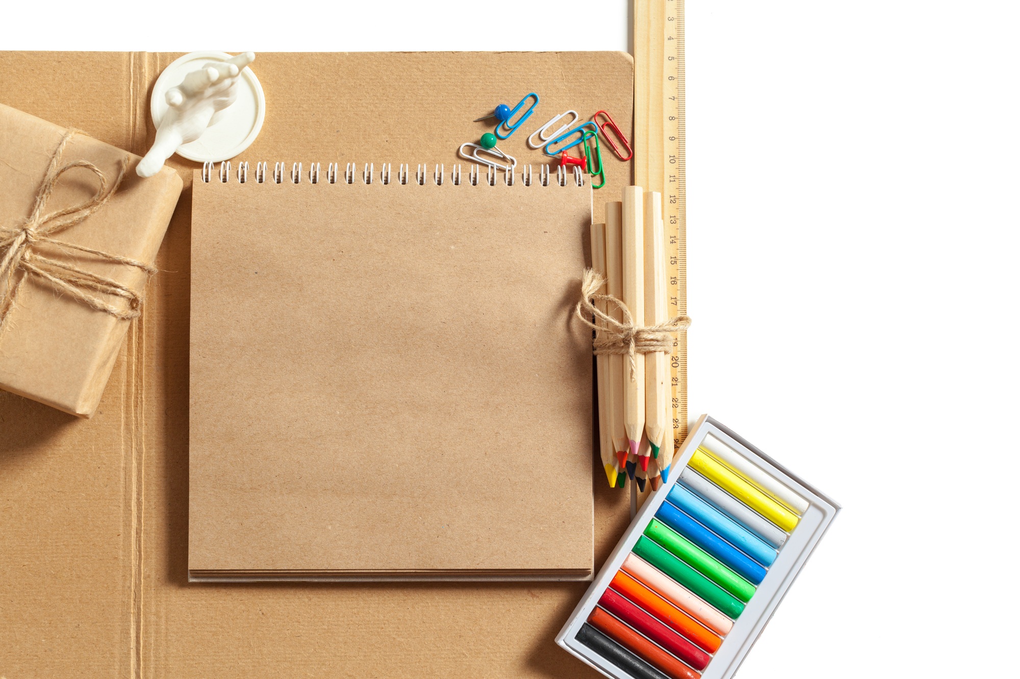 Empty notebook page