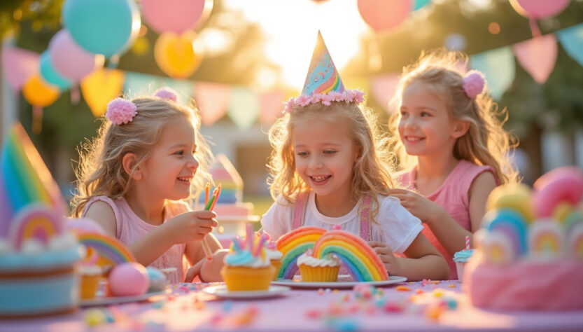 découvrez 10 idées de fêtes pour enfants sur le thème arc-en-ciel pastel : inspirations créatives, décors colorés et conseils pour organiser un anniversaire unique et magique !