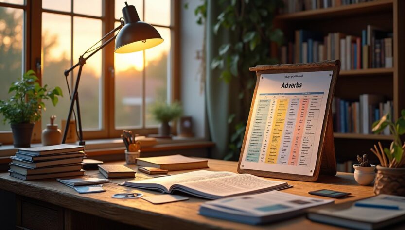 découvrez comment perfectionner votre français en utilisant un tableau des adverbes, outil pratique pour enrichir votre vocabulaire et améliorer votre expression écrite et orale.