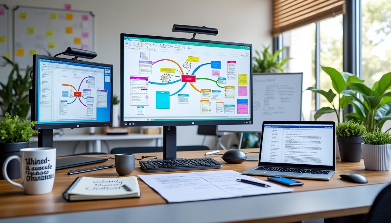 découvrez comment les cartes mentales facilitent la collaboration, améliorent la compréhension commune et dynamisent la créativité au sein des équipes de travail.