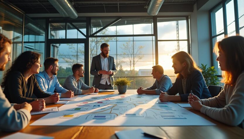 découvrez comment les cartes mentales favorisent la collaboration et stimulent la créativité au sein des équipes pour optimiser le travail collectif.