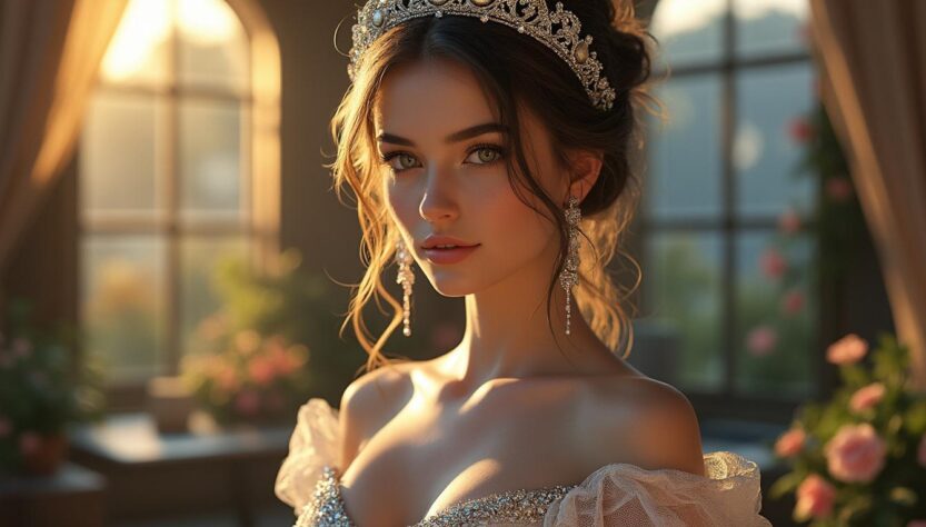 apprenez à créer un costume de princesse éblouissant avec une robe brillante, parfait pour toutes les occasions féériques et les fêtes déguisées.