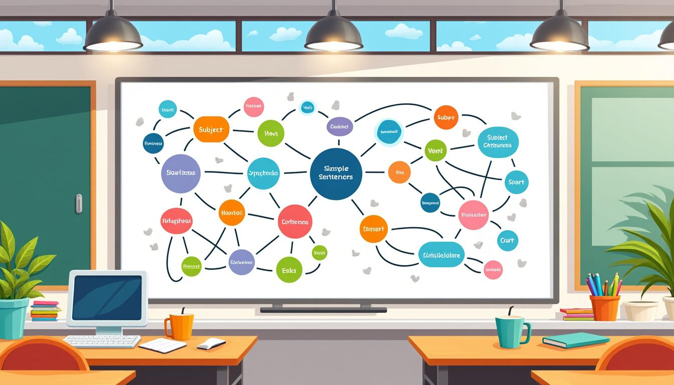 découvrez comment utiliser une carte mentale pour organiser facilement des phrases simples et complexes, et améliorez votre compréhension et expression en français.