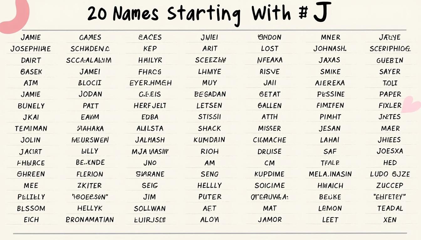 découvrez les avantages de choisir une liste de prénoms mixtes non genrés commençant par la lettre j, offrant originalité et inclusivité pour tous les genres.