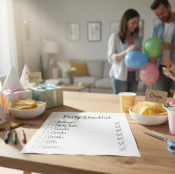 découvrez la check-list fête pour enfants, un outil indispensable pour aider les parents à organiser une fête réussie et sans stress pour leurs enfants.