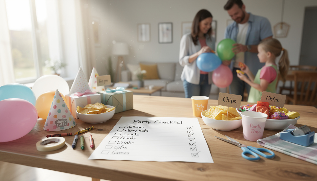 découvrez la check-list fête pour enfants, un outil indispensable pour aider les parents à organiser une fête réussie et sans stress pour leurs enfants.