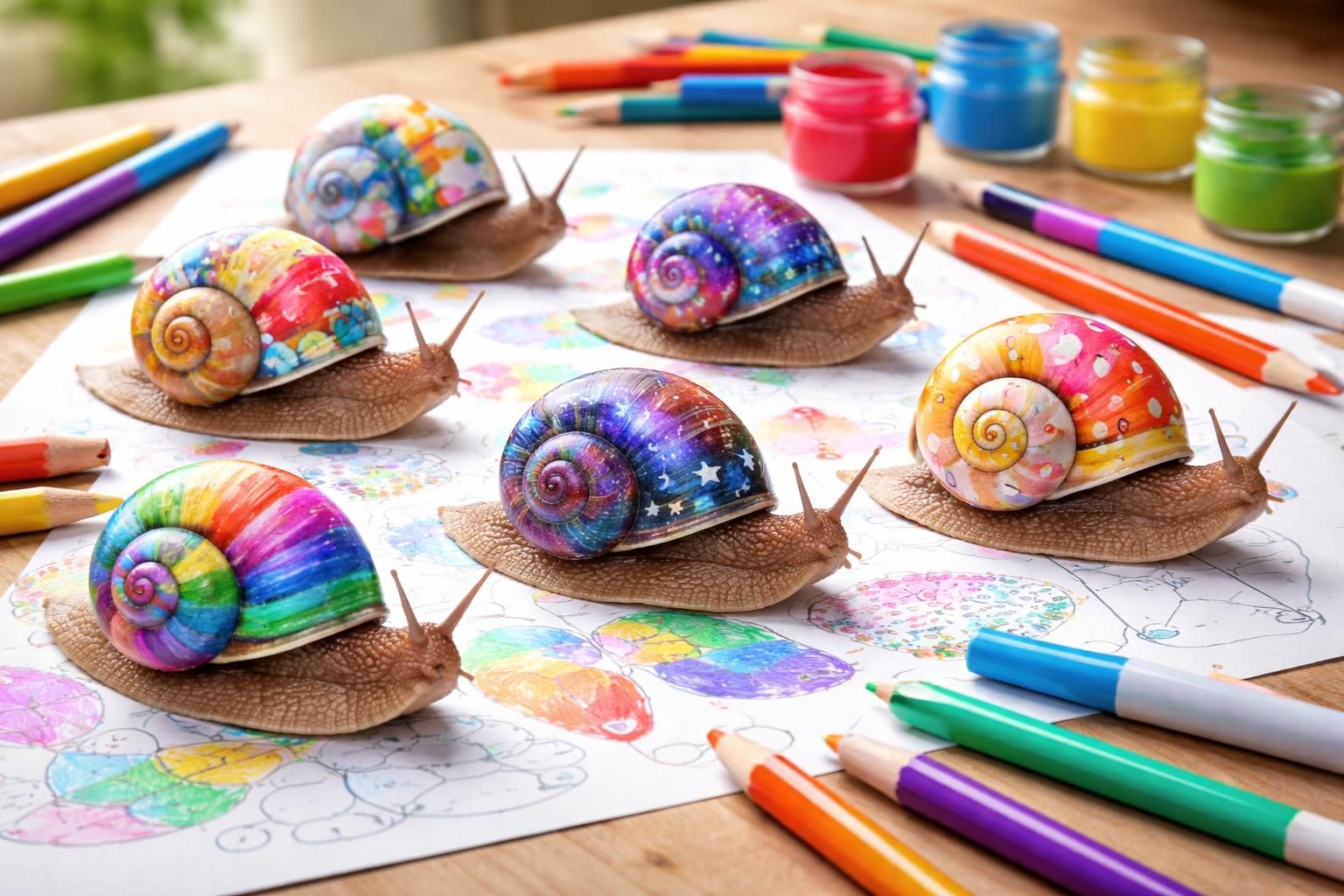 découvrez les coloriages d'escargot, une activité ludique et éducative pour aider les enfants à apprendre les couleurs tout en s'amusant.