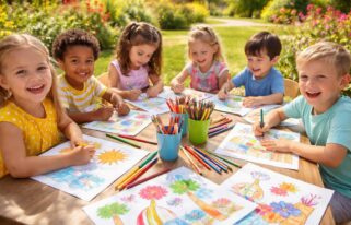 découvrez comment le coloriage d'été en maternelle stimule l'apprentissage des enfants tout en éveillant leur créativité à travers les couleurs de l'été.