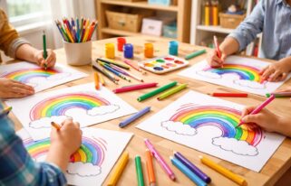 découvrez une activité ludique et créative avec nos arcs-en-ciel à colorier à imprimer. parfait pour divertir les enfants tout en stimulant leur imagination.