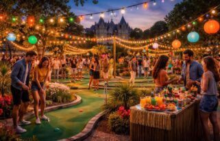 découvrez nos événements spéciaux et soirées thématiques uniques au mini golf de chambly, pour des moments de fun et de convivialité en famille ou entre amis.