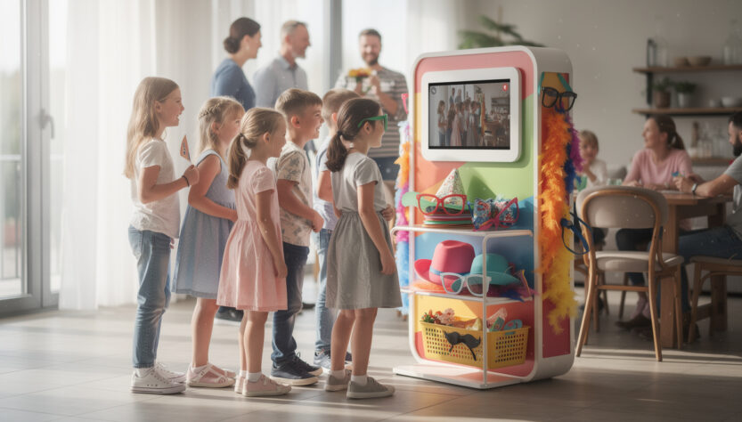 découvrez les avantages de l'animation photo booth pour enfants lors de vos événements familiaux, une activité ludique qui ravit petits et grands tout en créant des souvenirs inoubliables.
