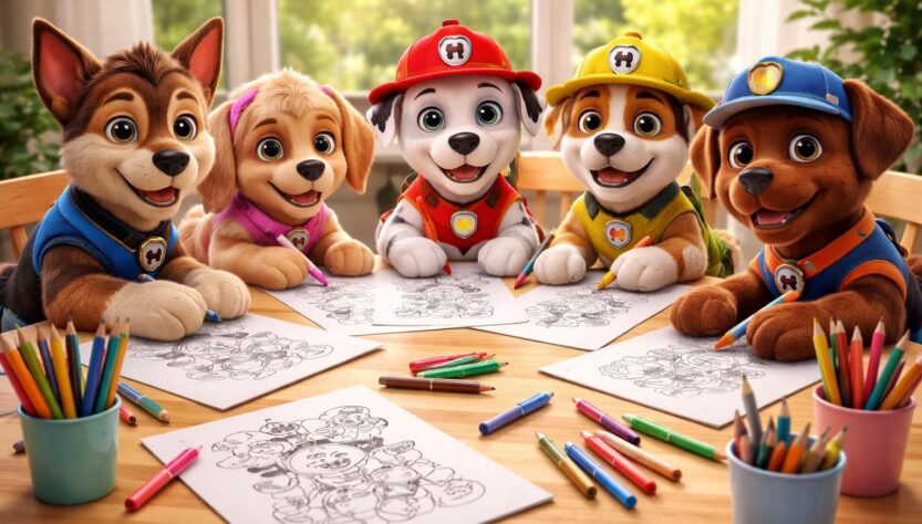 téléchargez gratuitement les meilleurs coloriages pat patrouille en pdf et offrez à vos enfants des heures de créativité et de fun avec leurs personnages préférés.