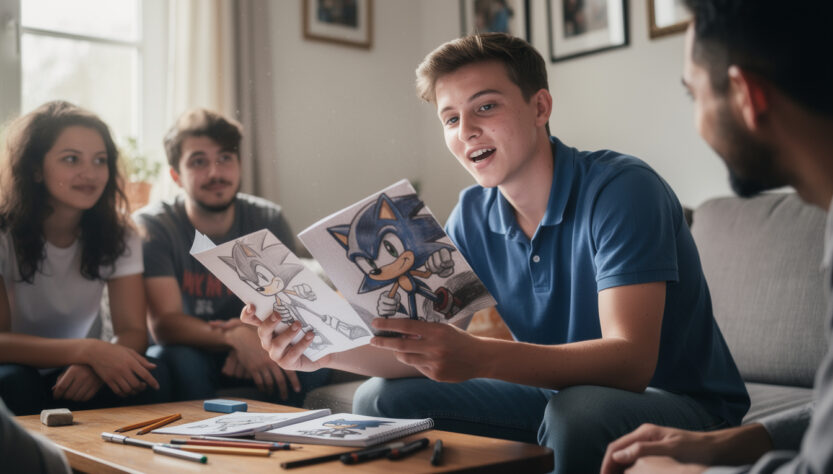 partagez vos dessins inspirés de sonic exe avec une communauté passionnée et connectez-vous avec d'autres amateurs autour de votre art.