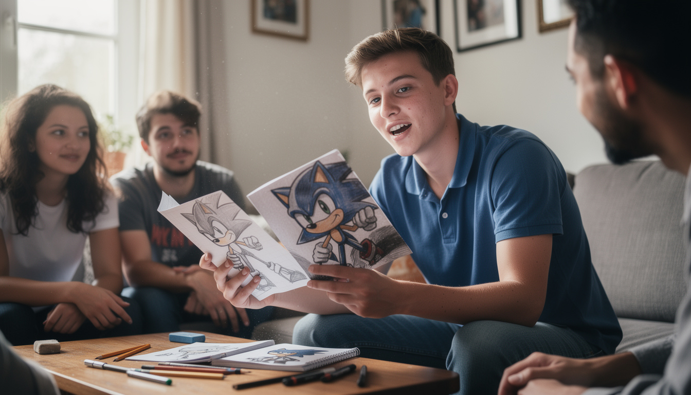 partagez vos dessins inspirés de sonic exe avec une communauté passionnée et connectez-vous avec d'autres amateurs autour de votre art.