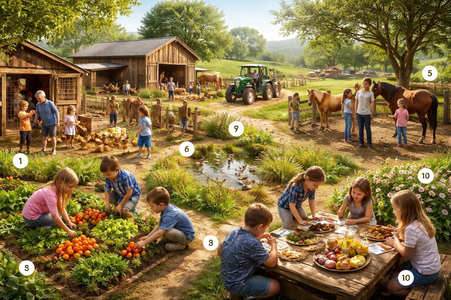 découvrez le top 10 des activités incontournables à vivre dans les fermes pédagogiques près de chez vous pour une expérience ludique et éducative en famille.