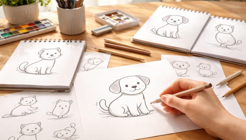 découvrez des techniques simples pour apprendre facilement à dessiner des animaux, même si vous êtes débutant. améliorez vos compétences en dessin pas à pas.