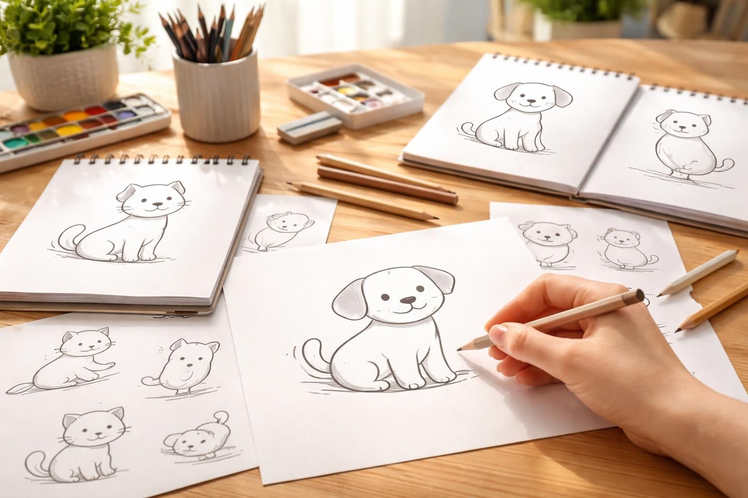 découvrez des techniques simples pour apprendre facilement à dessiner des animaux, même si vous êtes débutant. améliorez vos compétences en dessin pas à pas.