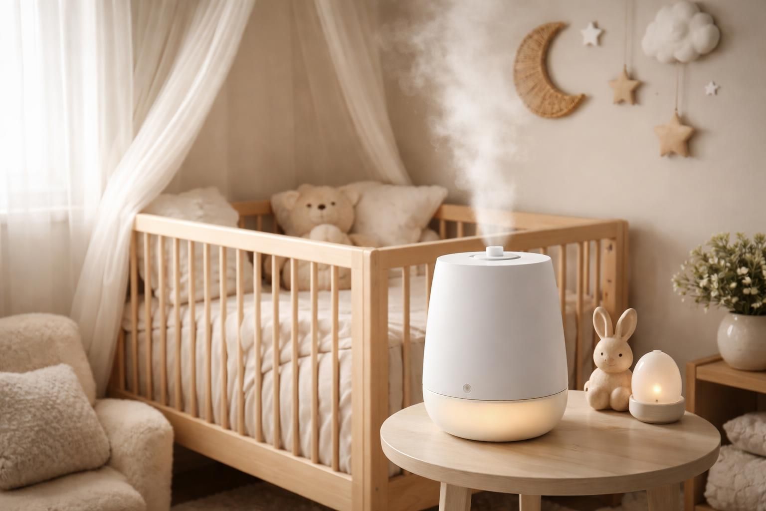 découvrez comment bien choisir un humidificateur d'air adapté à la chambre de votre bébé pour assurer son confort et sa santé.