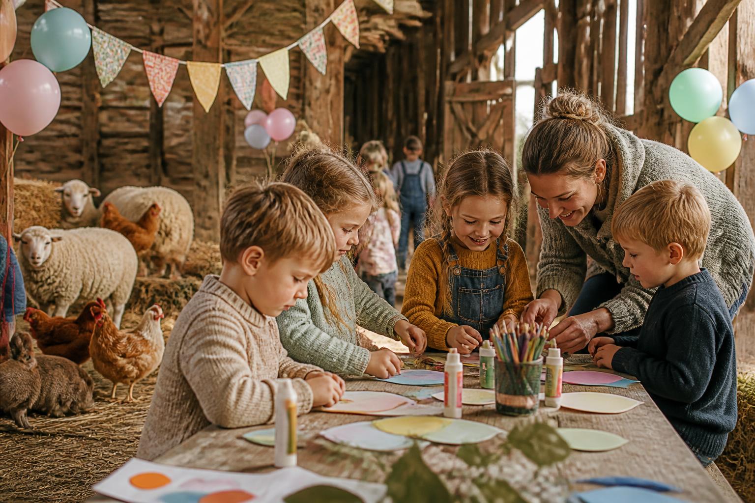 découvrez nos conseils pratiques pour organiser une fête d'anniversaire inoubliable pour enfants dans une ferme pédagogique, alliant amusement et découverte de la nature.