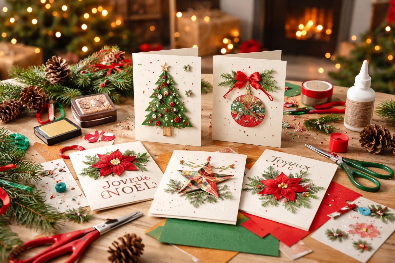 découvrez notre guide pratique pour créer des cartes de noël faites main facilement, parfaites pour impressionner vos amis avec une touche personnelle et festive.