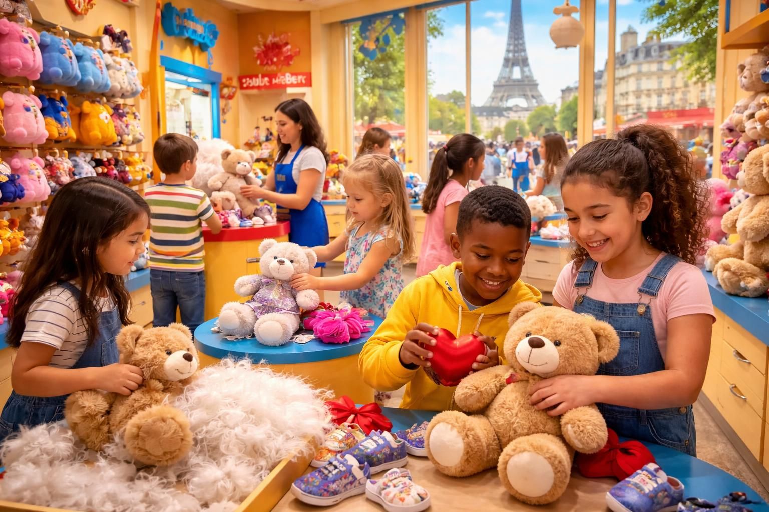 découvrez pourquoi le workshop build a bear à paris est l'activité parfaite pour les enfants : un moment ludique, créatif et inoubliable qui stimule leur imagination.