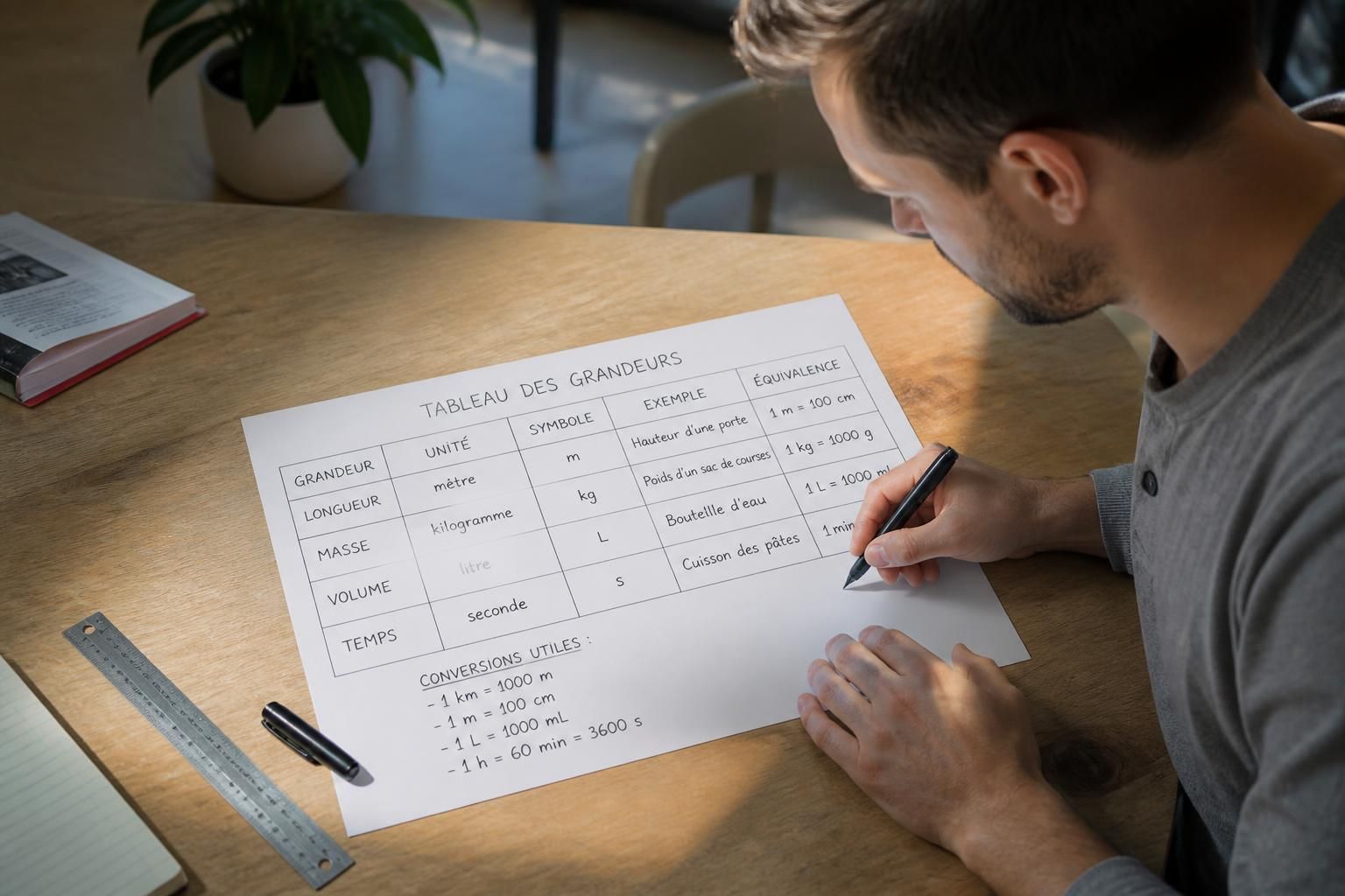découvrez comment le tableau des grandeurs s'applique concrètement dans la vie quotidienne pour faciliter la compréhension et la résolution de problèmes pratiques.