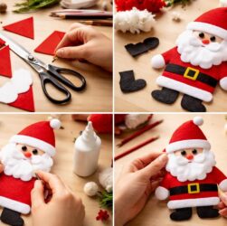 apprenez à réaliser un père noël facile en quelques étapes simples et rapides. parfait pour les décorations de noël et les activités créatives en famille.
