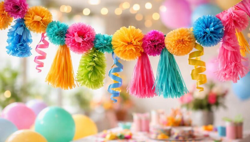 découvrez 10 idées originales et faciles avec des guirlandes en papier crépon pour sublimer vos décorations de fête et créer une ambiance joyeuse et colorée.