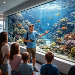 découvrez la visite guidée de l'aquarium à sanary-sur-mer : horaires, tarifs, espèces marines et conseils pour une expérience inoubliable en famille ou entre amis.