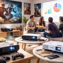 découvrez notre comparatif des projecteurs epson portables idéaux pour films et présentations des adolescents, alliant performance et facilité d'utilisation.