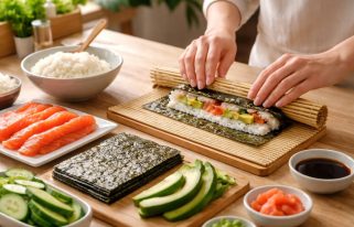 apprenez à préparer des sushis délicieux chez vous facilement grâce à notre guide étape par étape, idéal pour les débutants et les passionnés de cuisine japonaise.