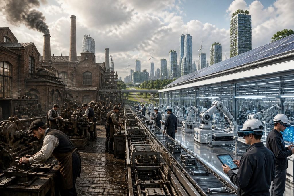 découvrez comment l'industrie a évolué face aux défis modernes, en adaptant ses méthodes et technologies pour répondre aux nouvelles exigences du marché.