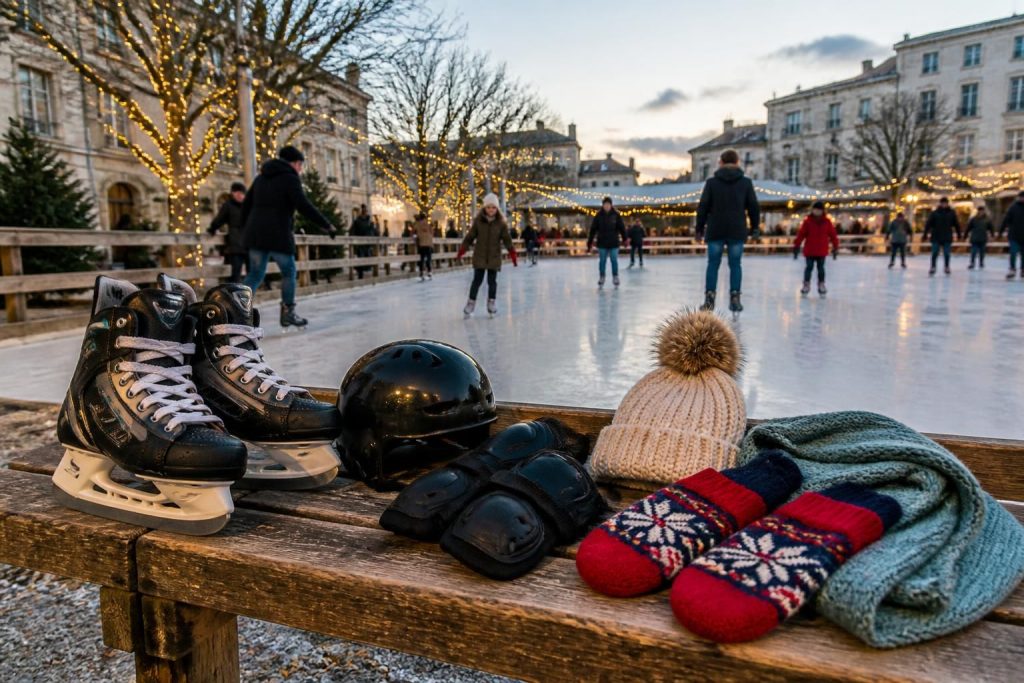découvrez les équipements indispensables pour profiter pleinement de la patinoire de saintes : patins confortables, vêtements adaptés et accessoires de sécurité pour une expérience inoubliable sur glace.