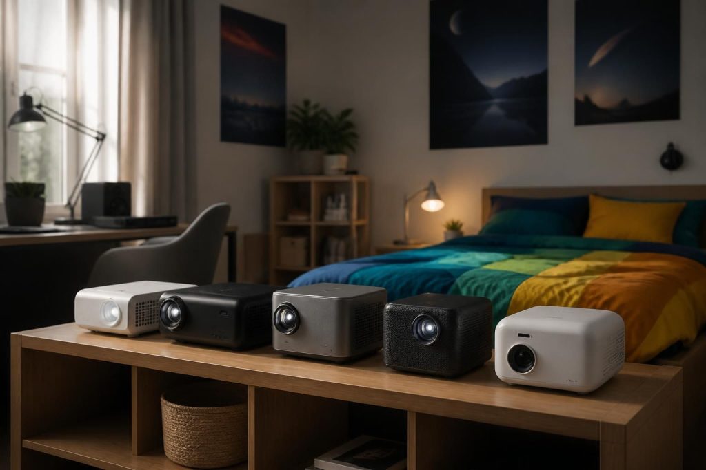 découvrez notre sélection des 5 meilleurs vidéoprojecteurs led silencieux, idéals pour une chambre d’ado. profitez d’une projection de qualité sans bruit pour un confort optimal.